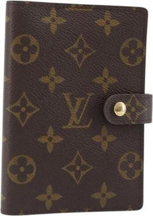 Louis Vuitton Pre-owned Wallets, female, Brown, Size: ONE SIZE Pre-owned Day Planner Cover