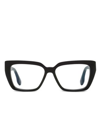Victoria Beckham rectangle-frame glasses - women - Acetate - One Size - Black
