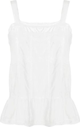 Zadig&Voltaire Top in pizzo Teacup - - Tops - Donna - Bianco - M