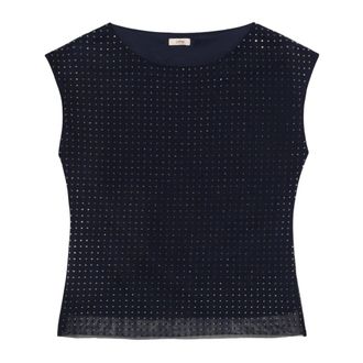 Oltre Donna, Top, Blu, 2Xl, new