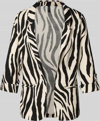 Vero Moda Loose Fit Kurzblazer aus Viskose-Leinen-Mix Modell JESMILO in Ecru, Gr&ouml;&szlig;e XL