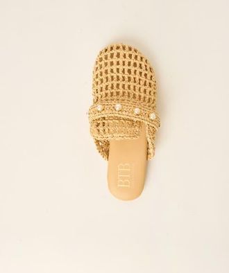BTB Los Angeles Mule in Natural at Nordstrom, Size 10