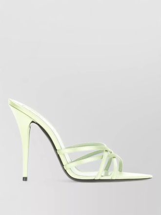 Saint Laurent fabric sandals open toe strappy design