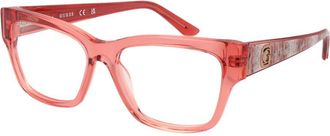 Guess Red Acetate Glasses Womens (Frames)