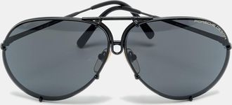Porsche Design Black P8478 Aviator Sunglasses