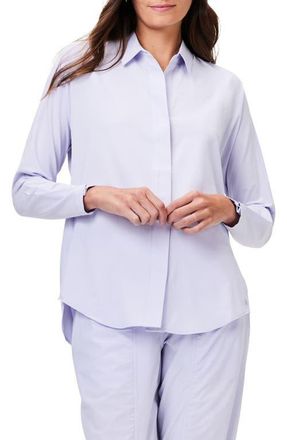 Nic+Zoe Performance Snap-Up Shirt in Wisteria at Nordstrom, Size X-Large