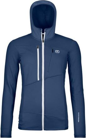 Ortovox Fleece Grid Hoody Fleecejacke f&uuml;r Damen | blau