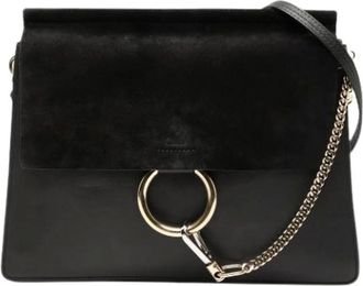 Chlo&eacute; Pre-owned Cross Body Bags, female, Black, Size: ONE SIZE Pre-owned Leather Shoulder Bag