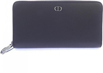 Dior Black Long Wallet (Bi-Fold) (Pre-Owned)