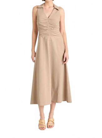 Cinq &agrave; Sept Kilda Midi Dress In Beige