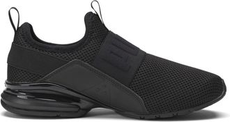 Puma Womens Axelion Slip On Sneakers Shoes Casual - Black - Size 6.5 M