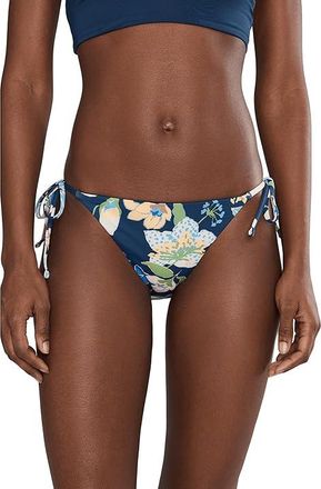Nike Hot House Floral Tie String Bikni Bottom Womens Swimwear Midnight Navy : XL, Polyester/Spandex