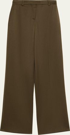 Stella McCartney Tailored Wool Wide-Leg Trousers