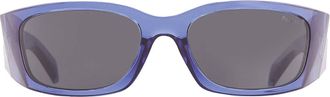 Prada Dark Grey Wrap Mens Sunglasses PR A19S 15R5S0 60
