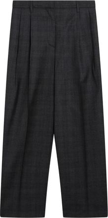 Prada Broeken, Dames, Grijs, S, Wol, Pantaloni