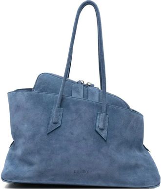 The Attico Borsa Tote La Passeggiata Media In Pelle Scamosciata-Donna