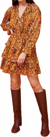 Marie Oliver Una Dress In Marigold Harvest