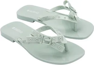 Melissa Harmonic Flip Flop in Green at Nordstrom, Size 10
