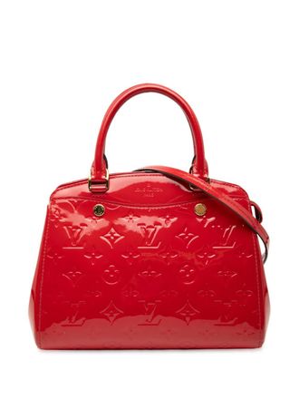 Louis Vuitton Borsa a tracolla Montaigne BB in pelle Vernis con monogramma 2015 - Rosso