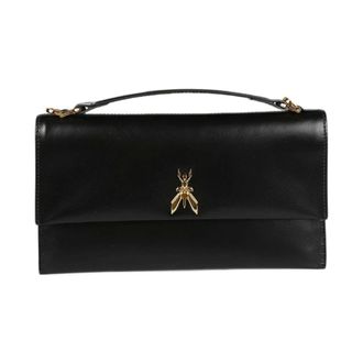 Patrizia Pepe Pochette - Dames - Tassen - Zwart - Maat: ONE Size Leer