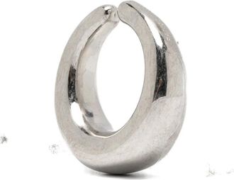 Panconesi Earrings, female, Gray, Size: ONE SIZE Curved Earrings Set of Three