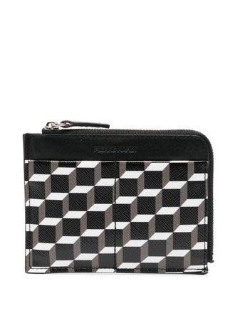 Pierre Hardy Perspective Cube leather wallet - Black