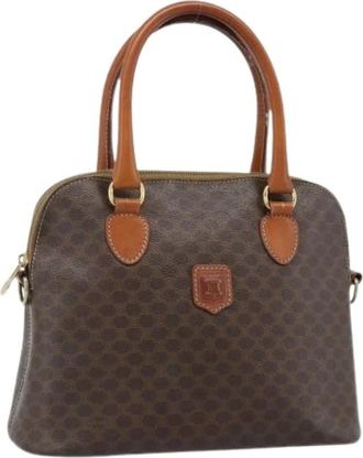 Celine Pre-owned Vintage Hand Bag - Dames - Vintage Handtas - Bruin - ONE Size - Leer - Vintage