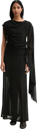 Gestuz Kleedjes, Dames, Zwart, XS, Maddin 2-in-1 Jurk