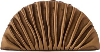 Cult Gaia Nala Clutch Brown