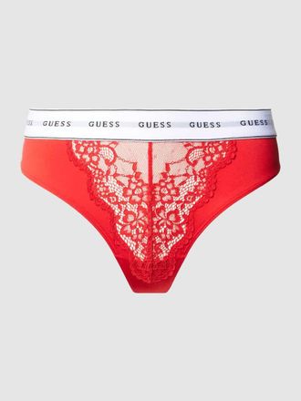 Guess String mit Spitze Modell BELLE in Rot, Größe XS