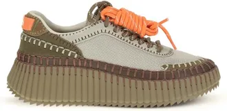 Chlo&eacute; Green Nama Sneakers