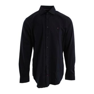 Tommy Hilfiger Casual Shirts, male, Blue, L, THflex Slim Fit Shirt