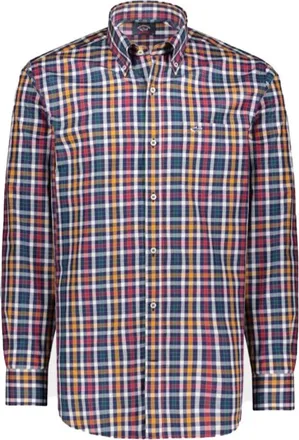 Paul & Shark Embroidered Shark Logo Cotton Casual Shirt