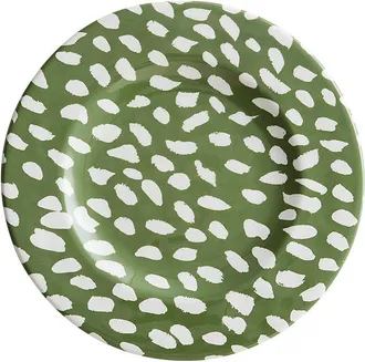 Ballard Designs Set of 4 Thandie Melamine Accent Plates - Sage - Ballard Designs