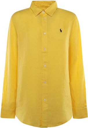 Polo Ralph Lauren Linen Shirt With Logo