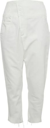 Brunello Cucinelli wikkel-designs jeans - Wit