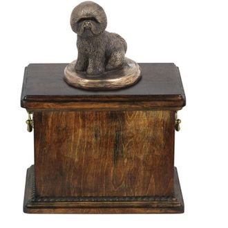 OEM Bich&oacute;n Fris&eacute;, Perro De Tenerife - Urna Para Cenizas De Perro, Urna Con Estatuilla, Urna Elegante De Estilo Cl&aacute;sico De Art-dog