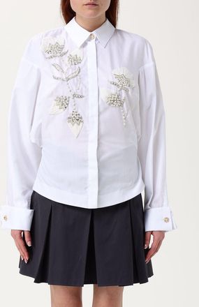 Elisabetta Franchi Camicia Elisabetta Franchi in popeline con ricami