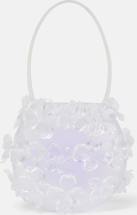Susan Fang Floral-applique TPU shoulder bag