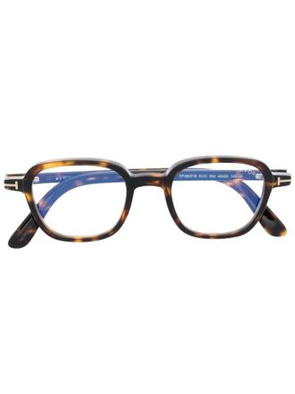 Tom Ford Eyewear Bril met vierkant montuur - Bruin