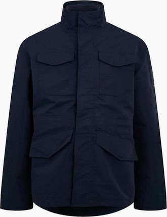 Timberland Mens Solid Patterned Three in One Field Jacket with Flap Pocket - Navy - Size: 40/Regular