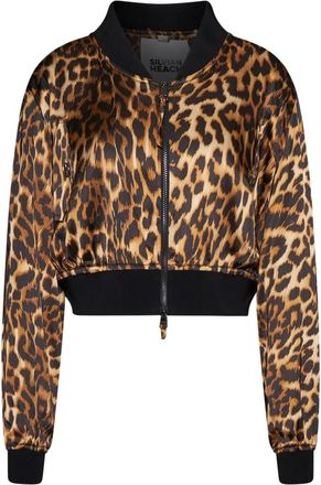 Silvian Heach Cropped Bomberjack - Dames - Bomber jackets - Veelkleurig - L - Jassen