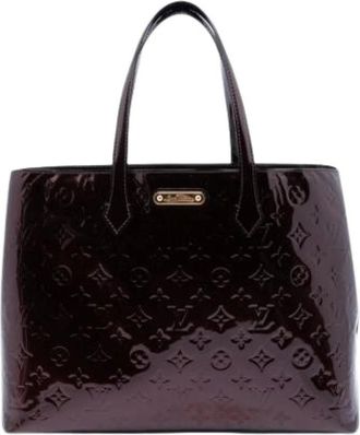 Louis Vuitton Pre-owned Tote Bags, female, Purple, Size: ONE SIZE Pre-owned Wilshire GM Tote