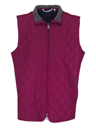 Peter Millar Essex quilted gilet - Rosso