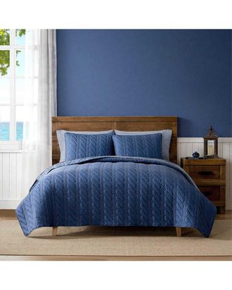 Nautica Rope Stitch Quilt Set