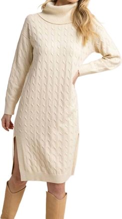 Southern Tide Brea Sweater Dress In Sand White
