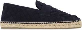 Castaner Schoenen, Heren, Blauw, 43 EU, Leer, Nilo 186 Mocassin Espadrille