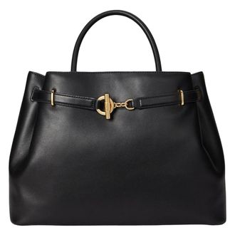 Ralph Lauren Handbags, female, Black, Size: ONE SIZE Large Blaike Bag