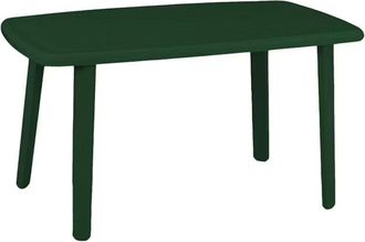 Trade Shop Trade Shop - Copy Of Tavolo Da Esterno Cayman Bianco 140 X 90 Cm Per Patio Giardino Terrazza 002398