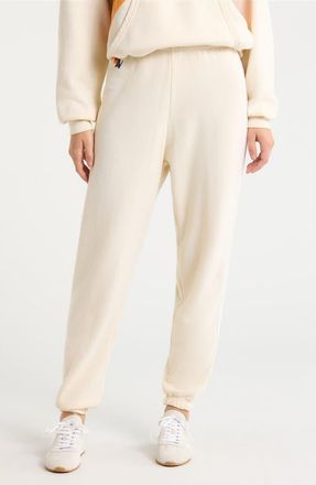 Aviator Nation Stripe Sweatpants in Vintage White/White Grey at Nordstrom, Size X-Large